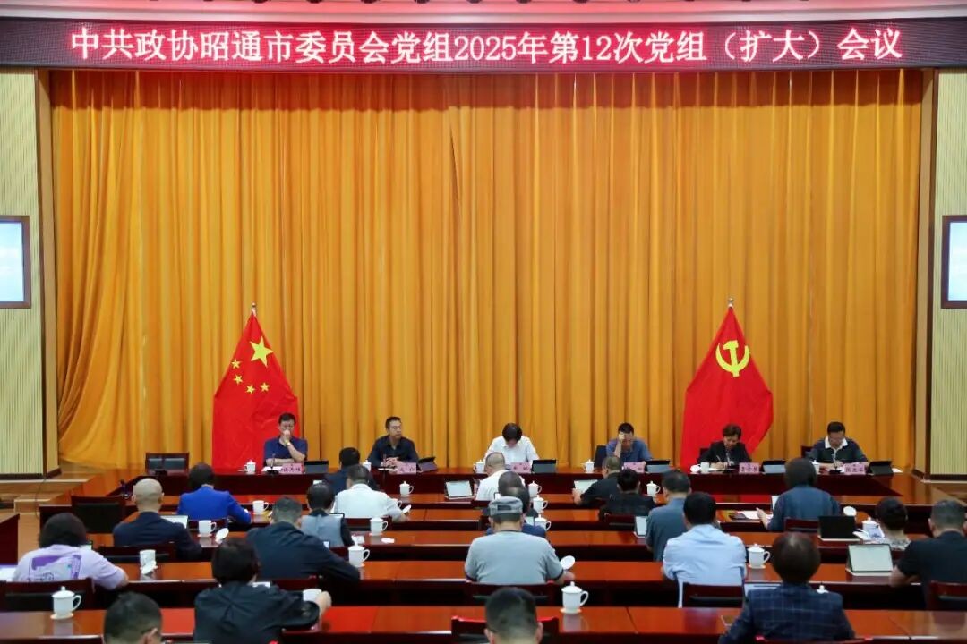 市政协党组召开2025年第12次（扩大）会议